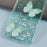 AW Series For Samsung Galaxy A13 4G TPU+PVC Case Sparkle Epoxy Butterfly Decor Protective Back Shell - Green - 5