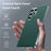 For Samsung Galaxy S24 Ultra Magnetic Case Metal Frame Leather+PC Matte Cover - Green - 4