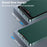 For Samsung Galaxy S24 Ultra Magnetic Case Metal Frame Leather+PC Matte Cover - Green - 5