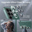 For Samsung Galaxy S24 Ultra Magnetic Case Metal Frame Leather+PC Matte Cover - Green - 6