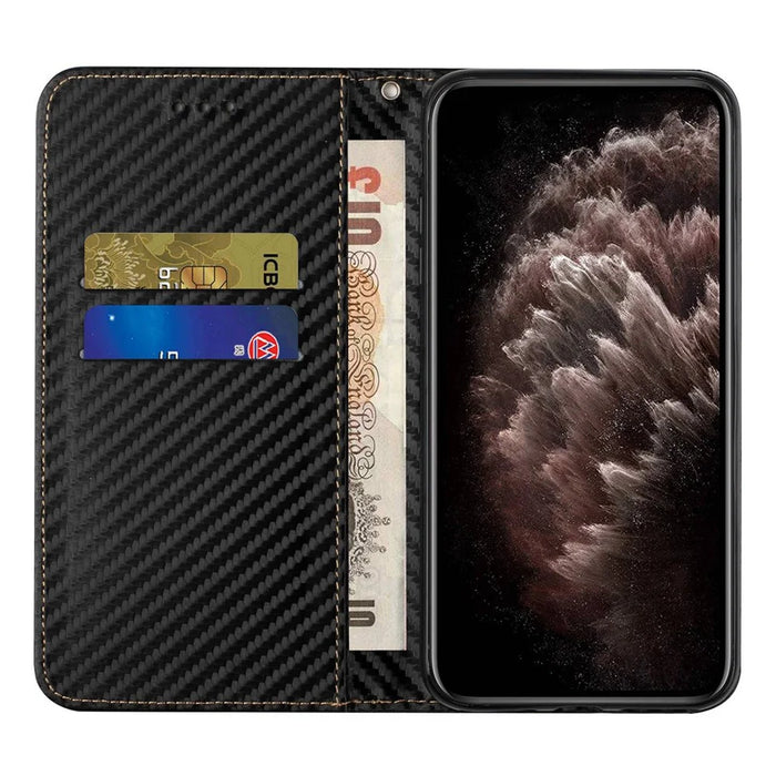 For Samsung Galaxy S25+ / S24+ Case PU Leather Wallet Phone Stand Cover - Black - 2