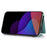 For iPhone 14 Pro Max Cell Phone Case Card Holder Anti-drop PU+TPU Cover with Long Strap - Green - 3