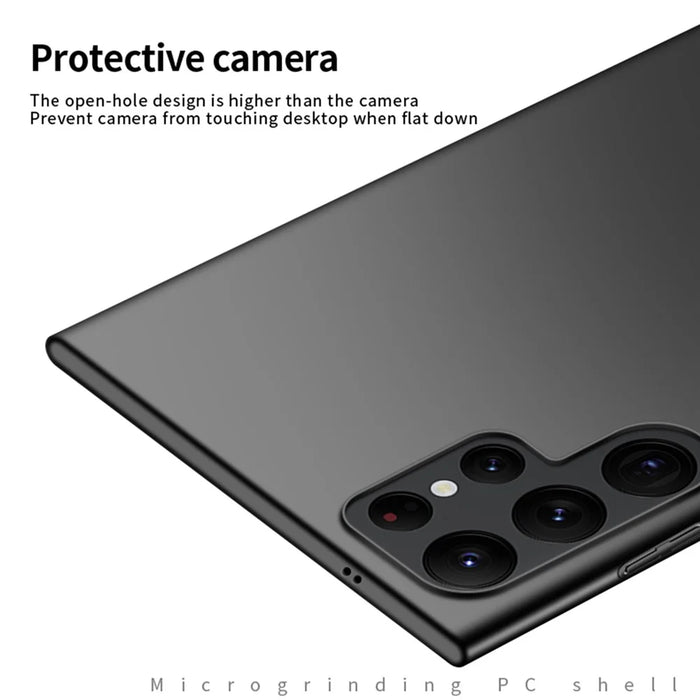 MOFI JK PC Series-1 Shield PC Phone Case for Samsung Galaxy S24 Ultra Shockproof Phone Cover - Black - 4
