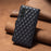 BINFEN COLOR BF Style-15 For Samsung Galaxy A55 5G Cell Phone Case Zipper Pocket Stand Protective Cover - Black - 7