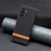 For Samsung Galaxy A55 5G Cell Phone Case Jeans Cloth Splicing Leather Stand Protective Cover - Black - 6