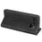 For Google Pixel 8a Case Shockproof Phone Case Skin-Touch PU Leather Flip Cover - Black - 4