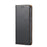 FIERRE SHANN For Samsung Galaxy S24+ Magnetic Case PU Leather+TPU Smart Phone Protector - Black - 7