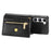 N.BEKUS For Samsung Galaxy S24 Zipper Phone Case Wallet Kickstand Cover with Shoulder Strap - Black - 3