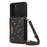 For Samsung Galaxy S24+ Case Wallet RFID Blocking Phone Kickstand Cover - Black - 7