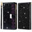 For Samsung Galaxy S24 Ultra Leather Case Zipper Wallet Glittery Phone Cover - Black - 1