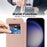 For Samsung Galaxy S24 Magnetic Case Card Holder Phone Cover - Pink - 2