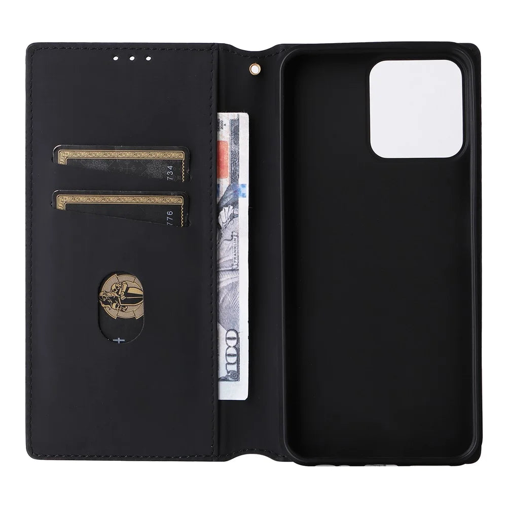 For ZTE Blade A73 4G / Blade V50 Smart / Blade V50 Desig 4G / Axon 50 Lite Wallet Phone Case Rhombus Imprinted PU Leather Folio Flip Cover - Silver - 2