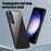 For Samsung Galaxy S24+ Case Crystal Clear Hard PC+Soft TPU Phone Cover - Black - 3
