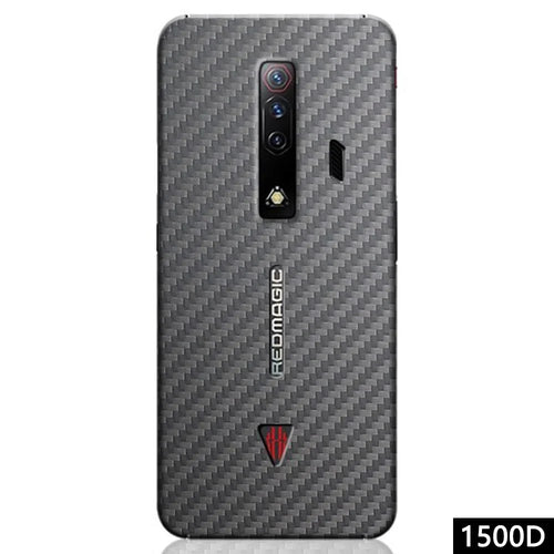 For ZTE nubia Red Magic 7 / 7S 5G Aramid Fiber Case 1500D Coarse Texture Ultra-Thin Touch Feel Phone Cover - Black - 1