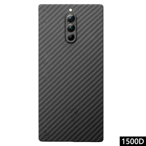 For ZTE nubia Red Magic 8 Pro 5G / 8 Pro+ 5G Black Phone Case Aramid Fiber 1500D Coarse Texture Anti-scratch Cover - 1