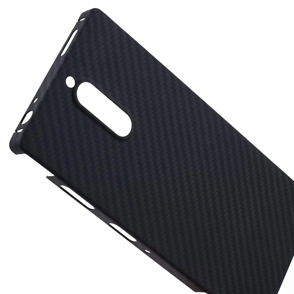For ZTE nubia Red Magic 8 Pro 5G / 8 Pro+ 5G Black Phone Case Aramid Fiber 1500D Coarse Texture Anti-scratch Cover - 6
