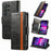 For Samsung Galaxy S24 Ultra Phone Cases CASENEO PU Leather Cover Stand with RFID Blocking Wallet - Black - 5