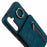 For Samsung Galaxy S24+ Magnetic Case Retro PU+TPU Kickstand Back Cover - Blue - 7