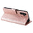 For Samsung Galaxy A55 5G Leather Wallet Case Phone Stand Cover - Rose Gold - 4
