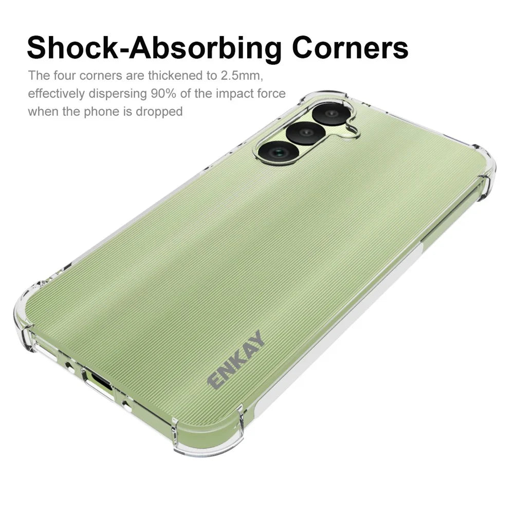 ENKAY HAT PRINCE For Samsung Galaxy A35 5G Case Mobile Shell TPU Phone Cover with Anti-Slip Strip Edge - 2