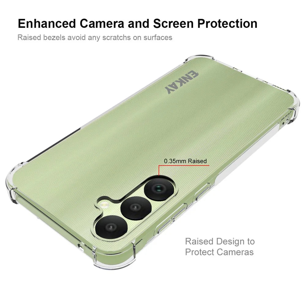 ENKAY HAT PRINCE For Samsung Galaxy A35 5G Case Mobile Shell TPU Phone Cover with Anti-Slip Strip Edge - 3