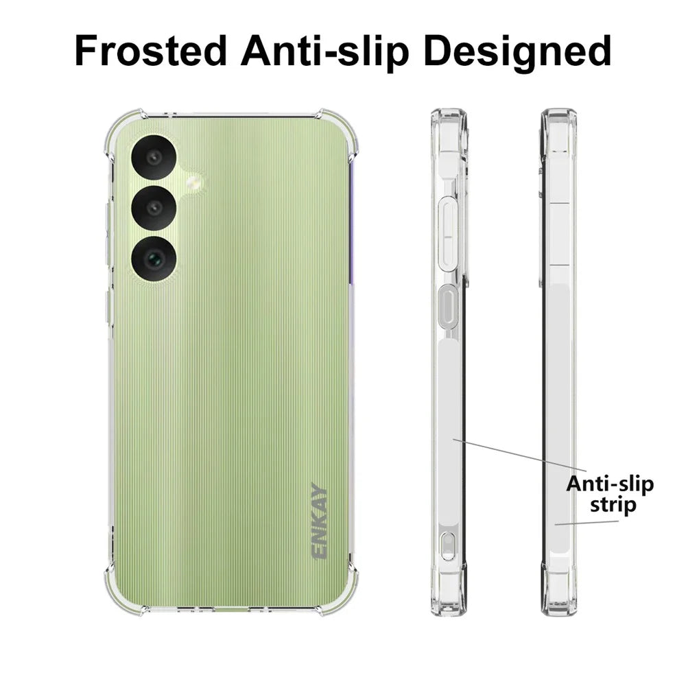 ENKAY HAT PRINCE For Samsung Galaxy A35 5G Case Mobile Shell TPU Phone Cover with Anti-Slip Strip Edge - 4