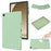 For Samsung Galaxy Tab A9+ Tablet Case Liquid Silicone Protective Cover - Green - 1