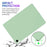 For Samsung Galaxy Tab A9+ Tablet Case Liquid Silicone Protective Cover - Green - 3