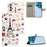 For Samsung Galaxy A55 5G Printed Protective Case Leather Phone Stand Cover - Iron Tower - 7
