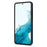 For Samsung Galaxy S24 Case Line Splicing Imprinted Leather Phone Cover - Blue - 6