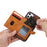 Cell Phone Case for Samsung Galaxy S24+ , Calf Texture Card Holder PU Leather+TPU Cover - Black - 4