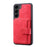 For Samsung Galaxy S24 Case RFID Blocking Leather Anti-Shock Kickstand Phone Cover - Red - 5