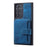 For Samsung Galaxy S24 Ultra Case RFID Blocking Wallet Phone Cover with Card Slot - Navy Blue - 5