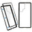 For Samsung Galaxy S24 Ultra Full Body Case Magnetic Tempered Glass Double-Sided Phone Case - Black - 1