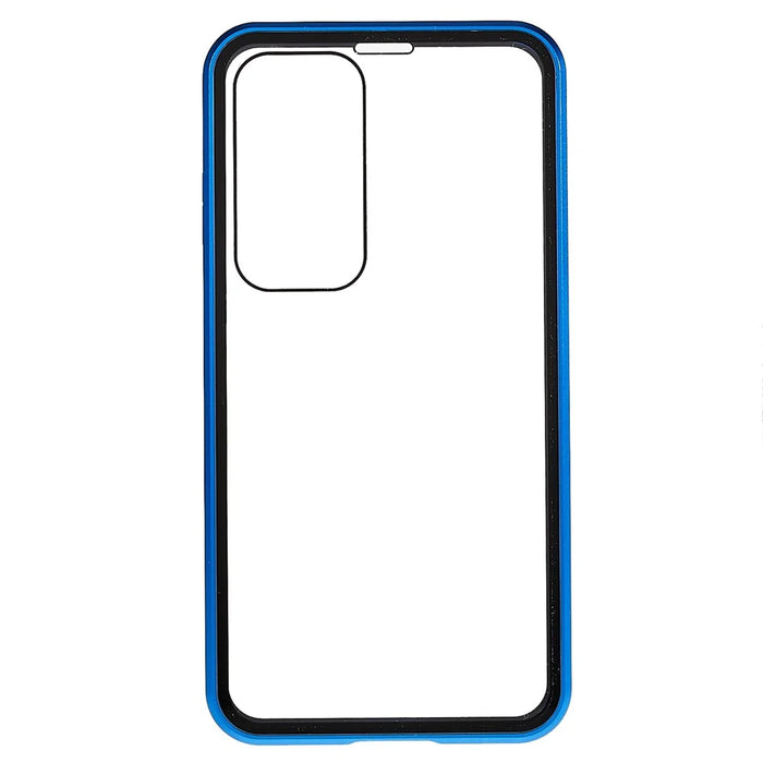 For Samsung Galaxy S25+ / S24+ Full Body Case Magnetic Tempered Glass Double-Sided Phone Case - Blue - 2