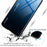 For Samsung Galaxy A55 5G Cell Phone Case Gradient Color TPU+PC+Tempered Glass Back Shell - Blue  /  Black - 2