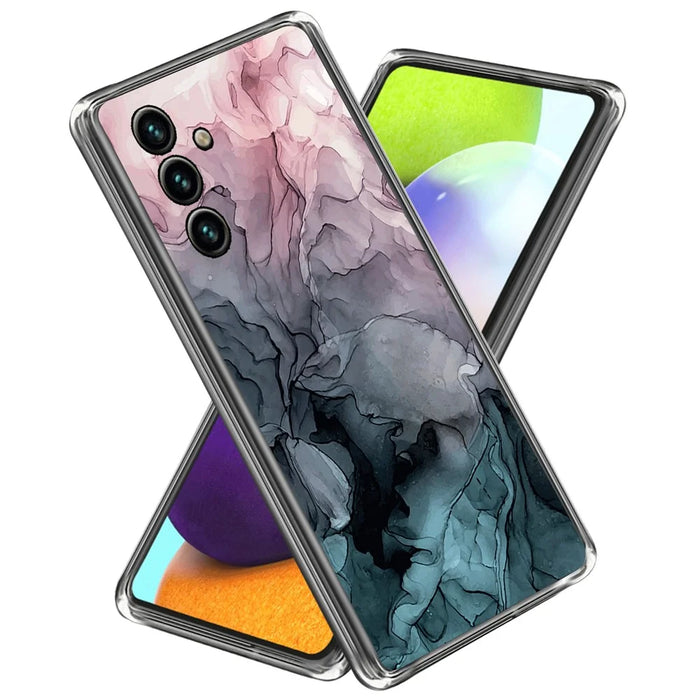 For Samsung Galaxy A55 5G TPU Case Abstract Marble Pattern Printing Phone Cover - Style G - 1