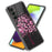 For Samsung Galaxy A55 5G Case Slim TPU IMD Pattern Printed Phone Cover - Pink Flowers - 1