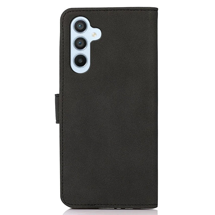 KHAZNEH For Samsung Galaxy A55 5G Suede Texture Protective Leather Cover - Black - 7