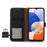 For Samsung Galaxy A25 5G (Global) (161.0 x 76.5 x 8.3mm) Genuine Cow Leather Phone Cover Lychee Texture Case - Black - 4