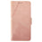 IDEWEI For ZTE Blade A73 Classic Calf Leather Case Phone Cover Wallet - Pink - 4