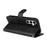 For Samsung Galaxy A35 5G Leather Case Card Holder Stand Shockproof Cover - Black - 4