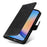 For Samsung Galaxy A35 5G Leather Case Card Holder Stand Shockproof Cover - Black - 5
