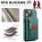 DG.MING M5 Series For iPhone 14 Plus Case Detachable Magnetic Leather Phone Protector with Card Slots - Green - 7