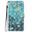 For Samsung Galaxy A35 5G Wallet Leather Case with Multiple Card Slots and Stand - Apricot Blossom - 6