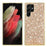For Samsung Galaxy S24 Ultra Cell Phone Case Electroplating TPU Frame + PC Back Protective Shell - Gold - 1