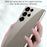 SULADA For Samsung Galaxy S24+ Clear Case Ultra-Thin Electroplated Edge TPU Cover - Black - 2