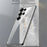 SULADA For Samsung Galaxy S24+ Clear Case Ultra-Thin Electroplated Edge TPU Cover - Black - 3