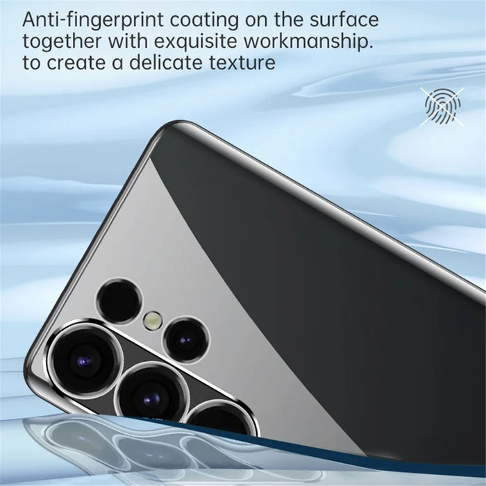 SULADA For Samsung Galaxy S24 Clear TPU Cover Electroplated Case with Precision Holes - Black - 6
