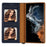 CMAI2 For Samsung Galaxy S22 Ultra 5G Case Drop-proof PU Leather Stand Phone Protector - Blue - 2